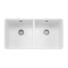 Rangemaster Double Bowl Ceramic Farmhouse Kitchen Sink
