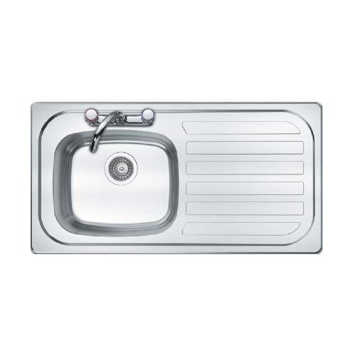 Clearwater Basic 2 Tap Hole Stainless Steel Sink