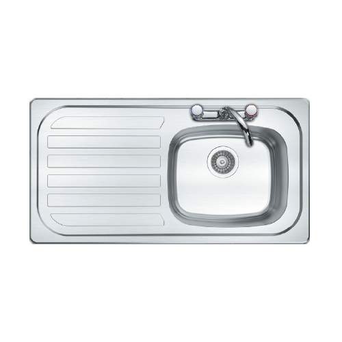 Clearwater Basic 2 Tap Hole Stainless Steel Sink