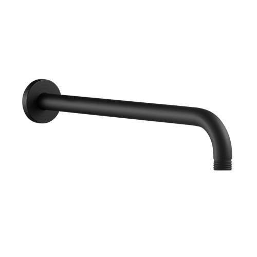 Bluci Round Concealed Valve Head and Arm Shower Pack - Matt Black