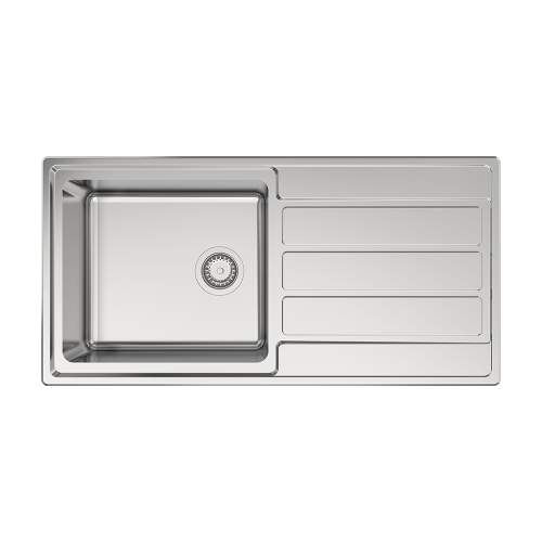 Reginox Envoy 10 Single Bowl Stainless Steel Sink