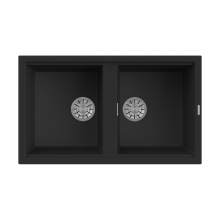 Reginox Best 20 B 2.0 Bowl Inset Composite Kitchen Sink - Black