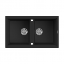 Reginox Best 20 B 2.0 Bowl Inset Composite Kitchen Sink - Black