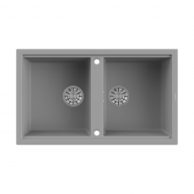 Reginox Best 20 LG 2.0 Bowl Inset Composite Kitchen Sink - Light Grey