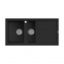 Reginox Best 15 B 1.5 Bowl Inset Composite Kitchen Sink - Black