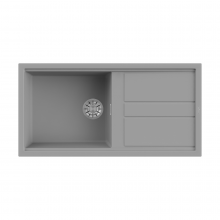 Reginox Best 10 LG Single Bowl Inset Composite Kitchen Sink - Light Grey