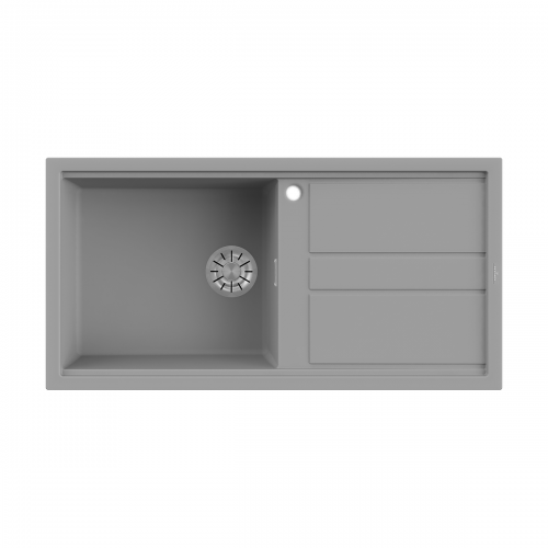 Reginox Best 10 LG Single Bowl Inset Composite Kitchen Sink - Light Grey