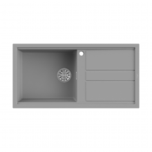 Reginox Best 10 LG Single Bowl Inset Composite Kitchen Sink - Light Grey