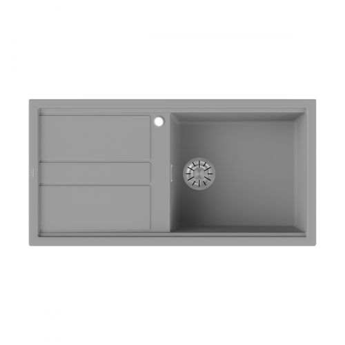 Reginox Best 10 LG Single Bowl Inset Composite Kitchen Sink - Light Grey