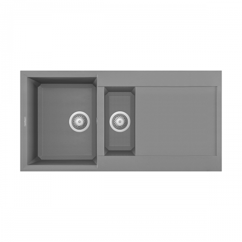 Reginox Easy 15 TT 1.5 Bowl Inset Granite Kitchen Sink - Titanium