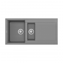Reginox Easy 15 TT 1.5 Bowl Inset Granite Kitchen Sink - Titanium