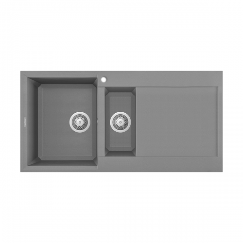 Reginox Easy 15 TT 1.5 Bowl Inset Granite Kitchen Sink - Titanium