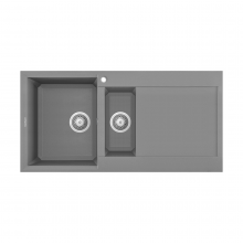 Reginox Easy 15 TT 1.5 Bowl Inset Granite Kitchen Sink - Titanium