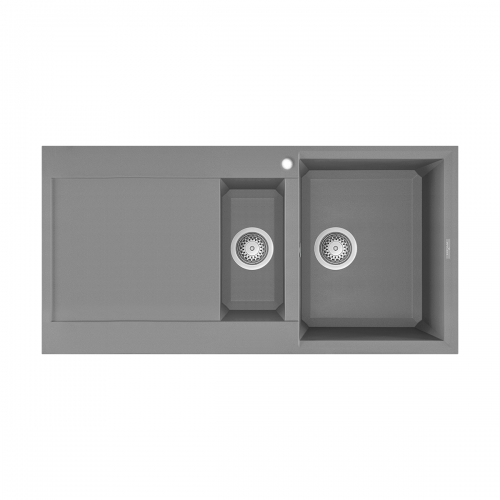 Reginox Easy 15 TT 1.5 Bowl Inset Granite Kitchen Sink - Titanium
