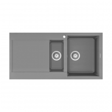 Reginox Easy 15 TT 1.5 Bowl Inset Granite Kitchen Sink - Titanium