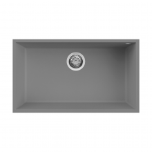 Reginox Quadra 72 TT Undermount Large Bowl Granite Kitchen Sink - Titanium
