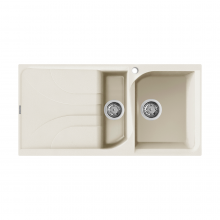 Reginox Ego 15 C 1.5 Bowl Inset Granite Kitchen Sink - Cream