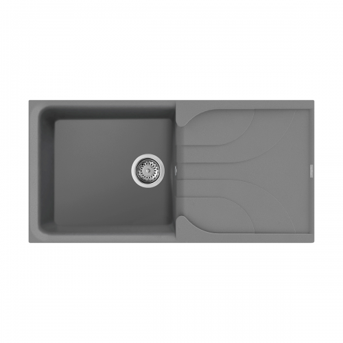 Reginox Ego 10 TT Large Bowl Inset Granite Kitchen Sink - Titanium