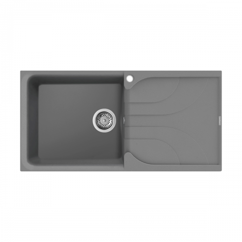 Reginox Ego 10 TT Large Bowl Inset Granite Kitchen Sink - Titanium