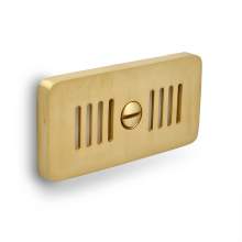 Bidbury and Co XL Luxury Rectangular Brass Overflow