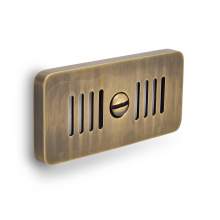 Bidbury and Co XL Luxury Rectangular Brass Overflow