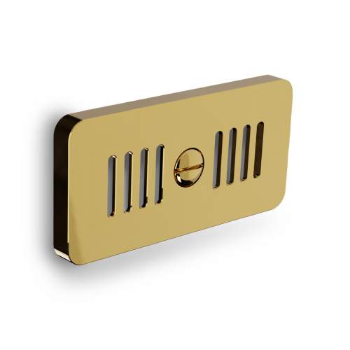 Bidbury and Co XL Luxury Rectangular Brass Overflow
