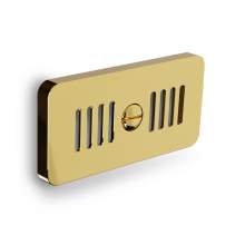Bidbury and Co XL Luxury Rectangular Brass Overflow