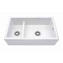 Caple Blagdon Double Bowl Ceramic Sink