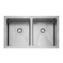 Caple BEL21SS Stainless Steel Double Bowl Belfast Kitchen Sink