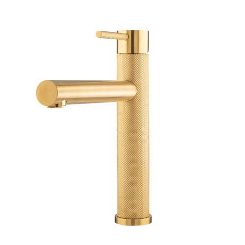 Caple Nolito Stainless Steel Single Lever Gold Tap
