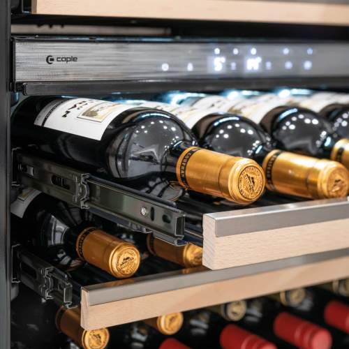 Caple WI6150 Sense Premium Undercounter Dual Zone Stainless Steel Wine Cooler