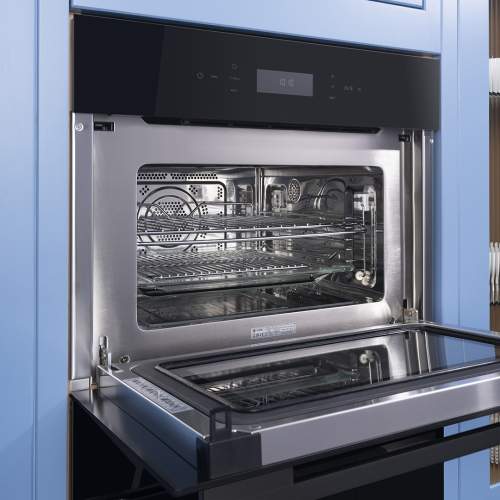 Caple CM111BG Built-In Combination Black Glass Microwave