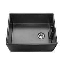 Caple CPBS5BK Modern Matt Black Belfast Sit-On Ceramic Sink