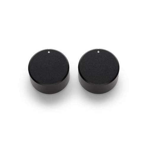 Caple CKNOB5BK Alternative Black Metal Dial Controls