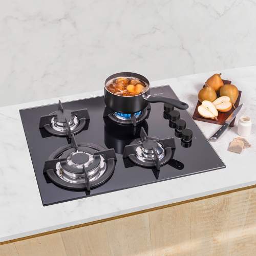 Caple CKNOB5BK Alternative Black Metal Dial Controls