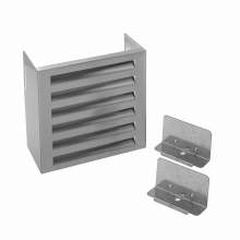 Caple GRILL/CLASS150 150mm Stainless Steel Full Height Plinth Grille