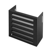 Caple GGRILL/CLASS15BS 150mm Black Steel Full Height Plinth Grille