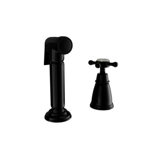 Bidbury and Co Chalford Blackened Brass Independent Pull-Out Spray with Crosshead Handle