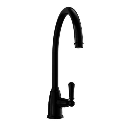 Bidbury and Co Malvern Blackened Brass Single Lever Monobloc Tap with Metal Handles