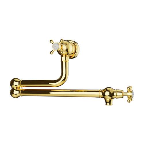 Bidbury & Co Oakridge Twin Lever Pot Filler with Crosshead Handles