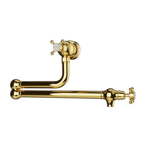 Bidbury & Co Oakridge Twin Lever Pot Filler with Crosshead Handles