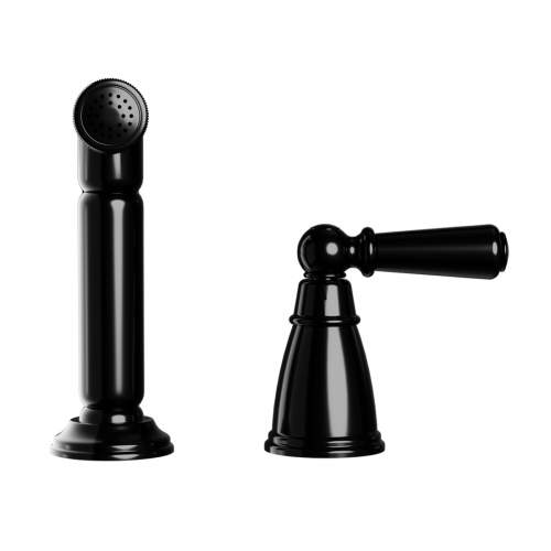 Bidbury and Co Taynton Blackened Brass Independent Pull-Out Spray with Metal Lever Handle