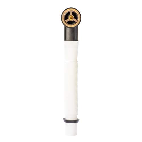 Abode AX1139 Antique Brass Round Overflow