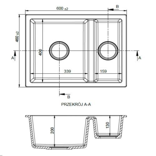 Reginox Toulon 10 1.5 Bowl Inset or Undermount Granite Kitchen Sink