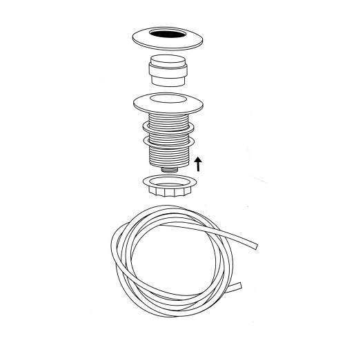 InSinkErator 75430B Air Switch Replacement Button & Bellow Kit