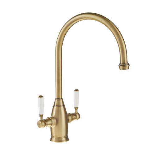 Abode Oxbury Twin Lever Monobloc Mixer Tap