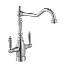 Abode Mayenne Twin Lever Monobloc Mixer Tap