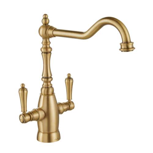 Abode Mayenne Twin Lever Monobloc Mixer Tap
