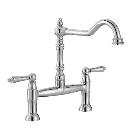 Abode Mayenne Twin Lever Bridge Mixer Tap