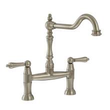 Abode Mayenne Twin Lever Bridge Mixer Tap